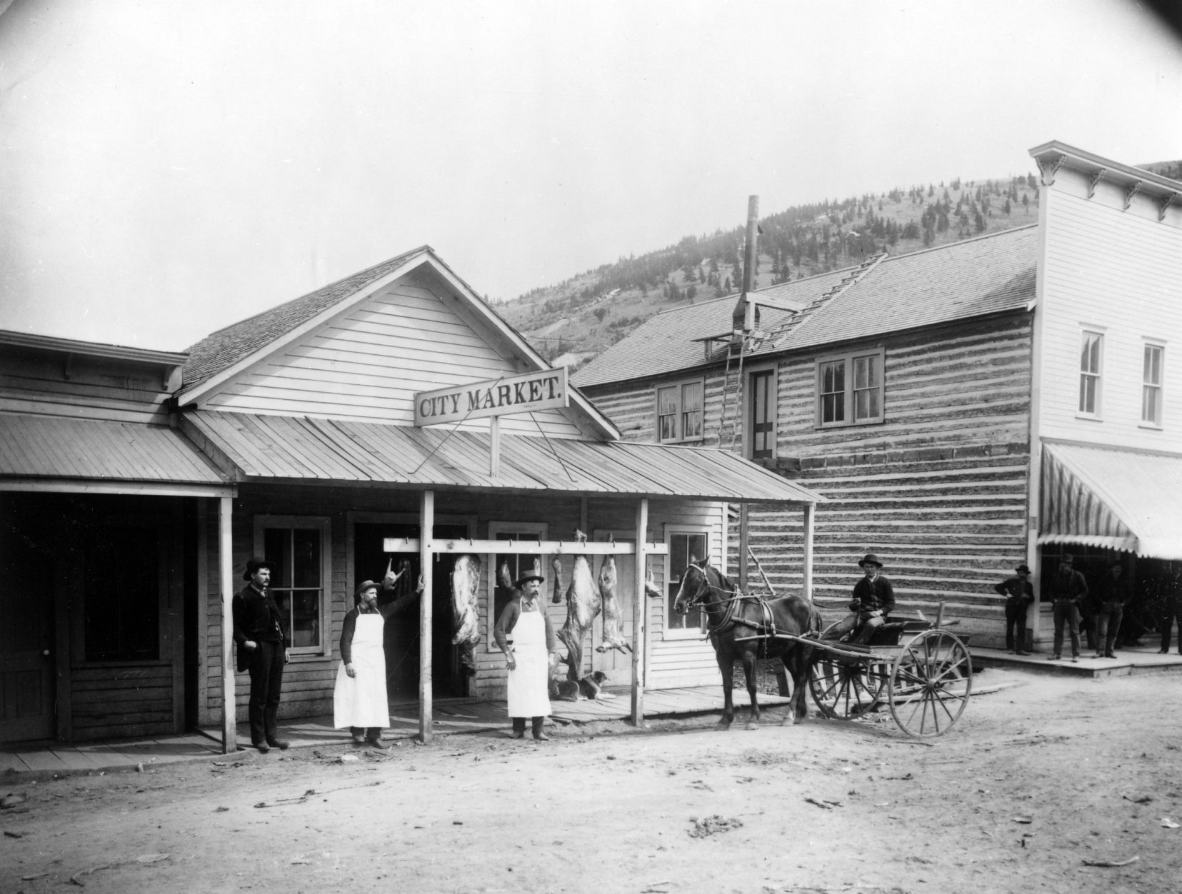 City Market, Marysville, April 12, 1889
